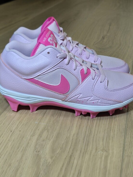 Jordan Stadium 90 Low TD Football Cleats Pink Foam Men\'s 9.5 NWT main image 4
